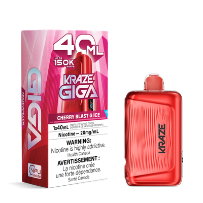 Cherry Blast G Ice - Kraze Giga Disposable