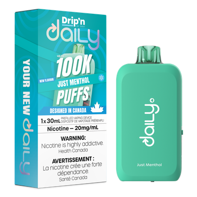 Just Menthol - Drip'n Daily by Envi 30mL Disposable