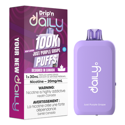 Just Purple Grape - Drip'n Daily by Envi 30mL Disposable