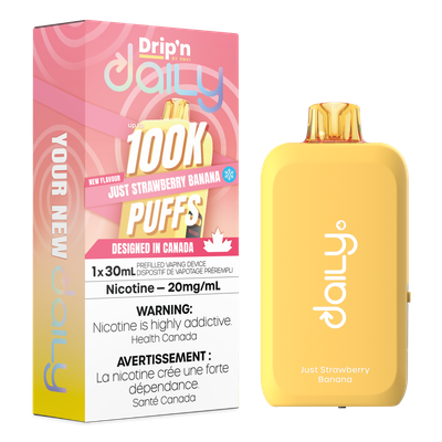 Just Strawberry Banana - Drip'n Daily by Envi 30mL Disposable