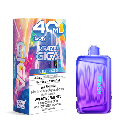 S. Blue Razz G - Kraze Giga Disposable