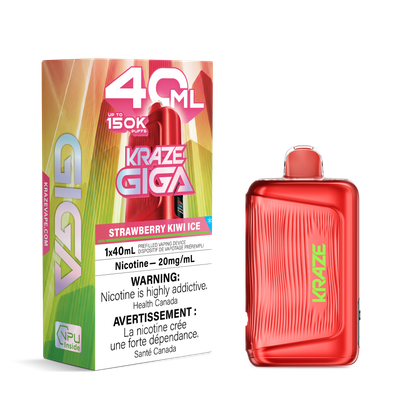 Strawberry Kiwi Ice - Kraze Giga Disposable