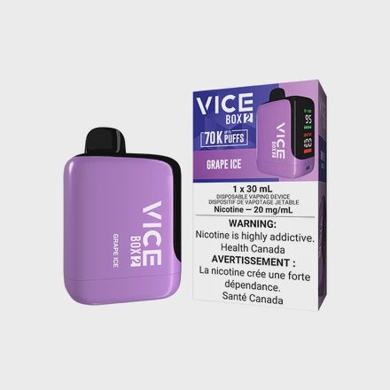 Grape Ice - Vice Box 2 Disposable, Nicotine: 20mg
