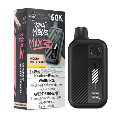 Wicked White Peach - Flavour Beast Beast Mode Max 3 Disposable