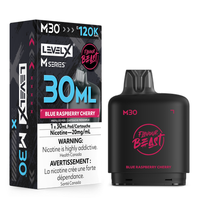 Blue Raspberry Cherry Flavour Beast Level X M30 Series Pod