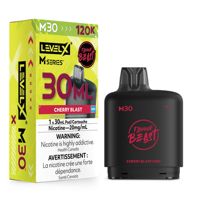 Cherry Blast Iced Flavour Beast Level X M30 Series Pod