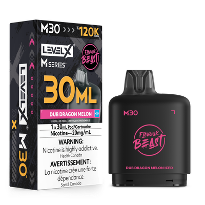 Dub Dragon Melon Iced Flavour Beast Level X M30 Series Pod