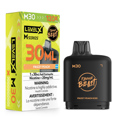 Frizzy Peach Iced Flavour Beast Level X M30 Series Pod