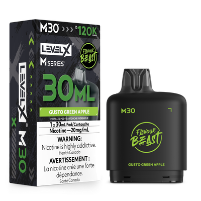 Gusto Green Apple Flavour Beast Level X M30 Series Pod