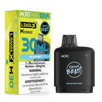 Polar Mint Iced Flavour Beast Level X M30 Series Pod