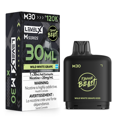 Wild White Grape Iced Flavour Beast Level X M30 Series Pod