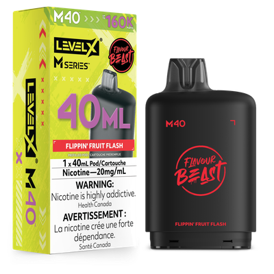 Flippin' Fruit Flash Flavour Beast Level X M40 Series Pod