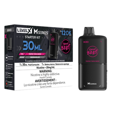 Trippin' Triple Berry Flavour Beast Level X M30 Series Starter Kit