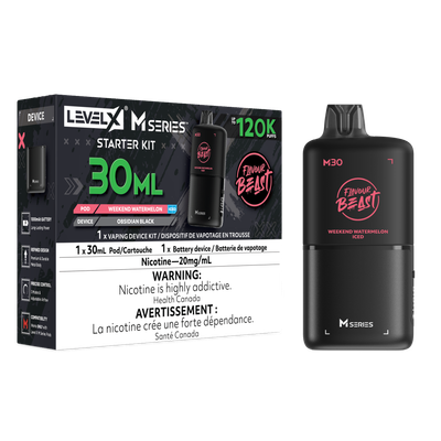 Weekend Watermelon Iced Flavour Beast Level X M30 Series Starter Kit