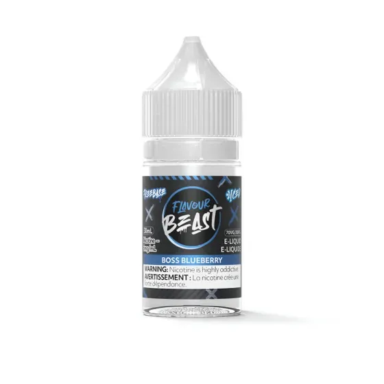 Boss Blueberry Iced by Flavour Beast Freebase, Nicotine: 3mg, Size: 30ml
