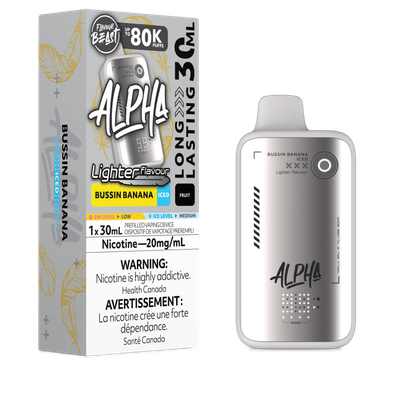 L. S. Bussin' Banana Iced - Flavour Beast Alpha Disposable
