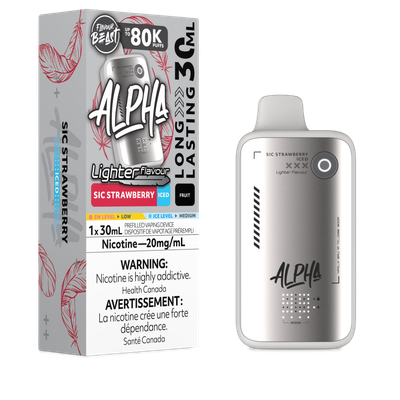 L. S. Sic Strawberry Iced - Flavour Beast Alpha Disposable