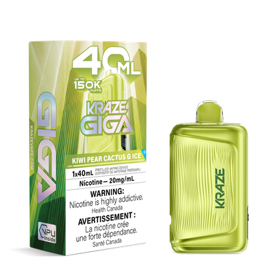 Kiwi Pear Cactus G Ice - Kraze Giga Disposable