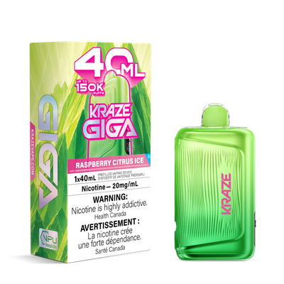 Raspberry Citrus Ice - Kraze Giga Disposable