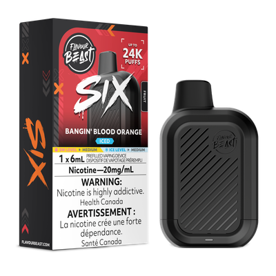Bangin' Blood Orange Iced - Flavour Beast SIX Disposable