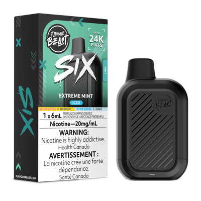 Extreme Mint Iced - Flavour Beast SIX Disposable