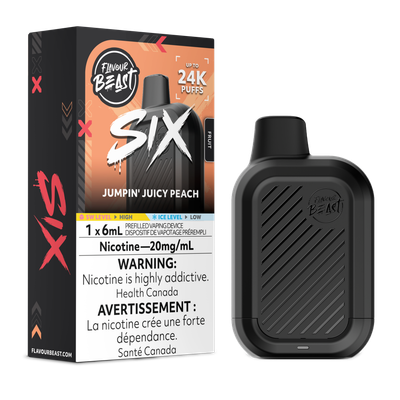 Jumpin' Juicy Peach - Flavour Beast SIX Disposable