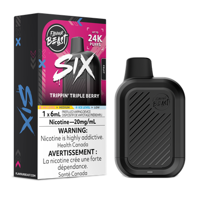 Trippin' Triple Berry - Flavour Beast SIX Disposable