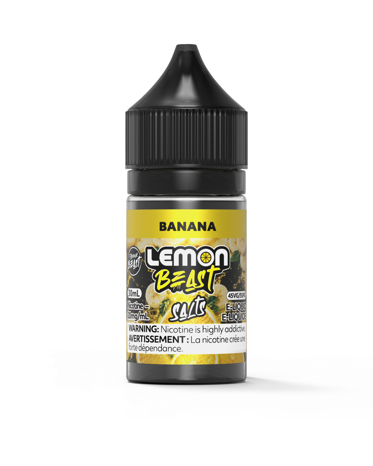 Banana by Lemon Beast Salt, Nicotine: 20mg, Size: 30ml