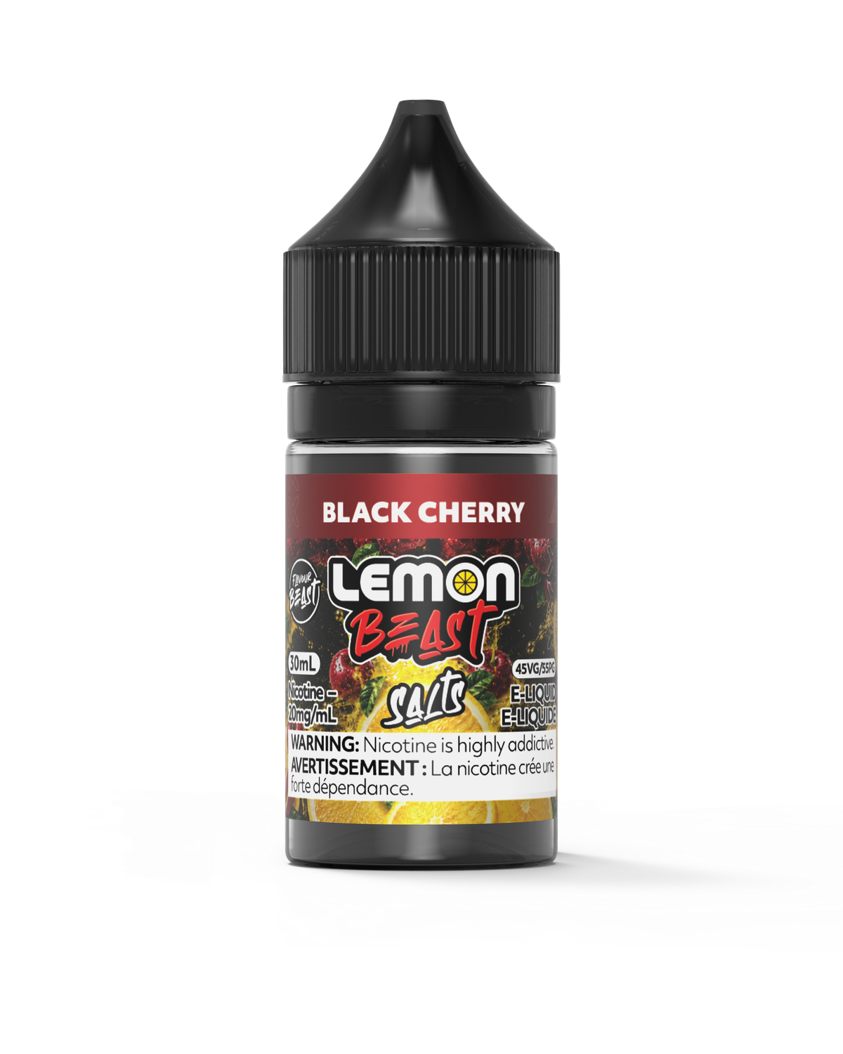 Black Cherry by Lemon Beast Salt, Nicotine: 20mg, Size: 30ml