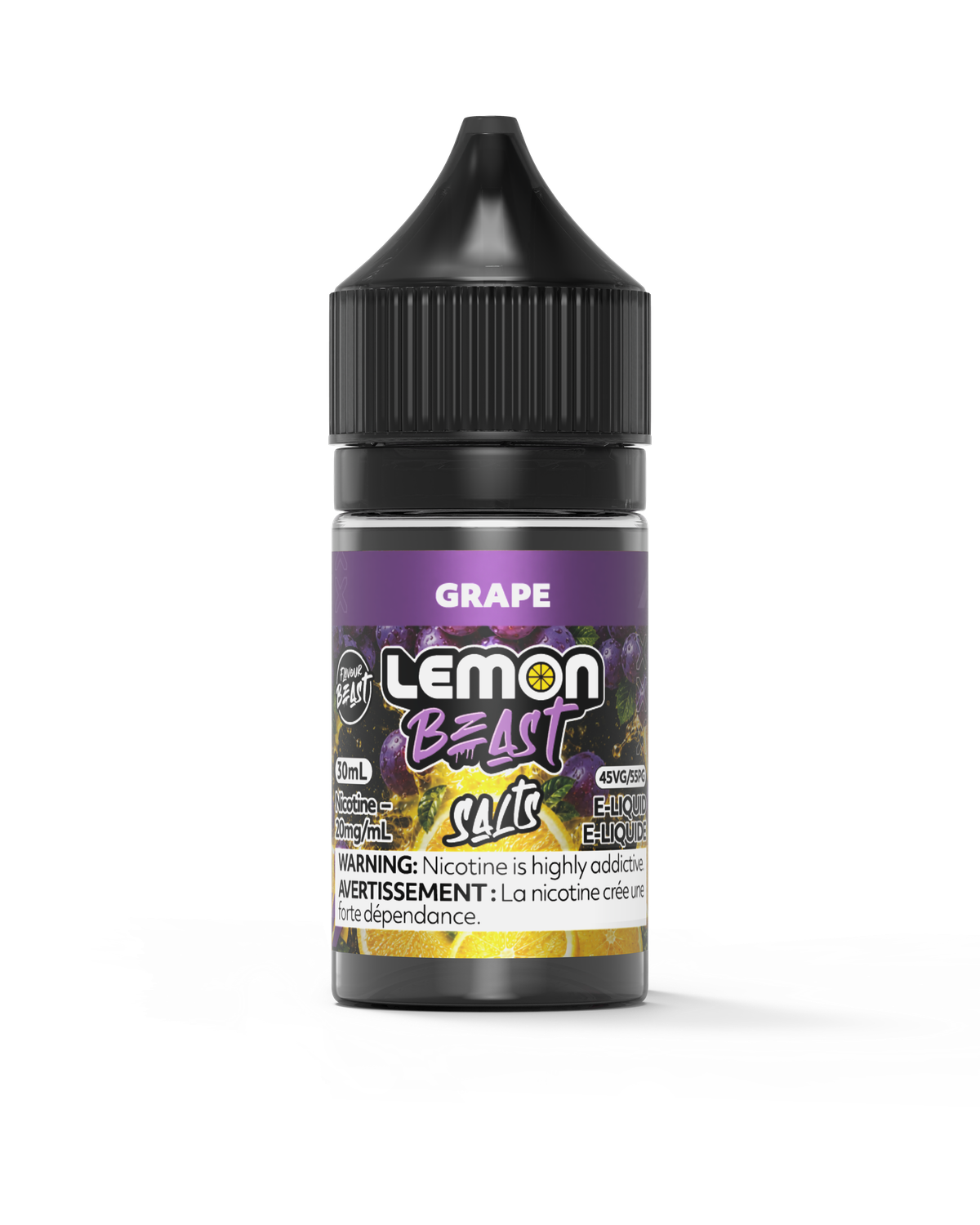 Grape by Lemon Beast Salt, Nicotine: 20mg, Size: 30ml