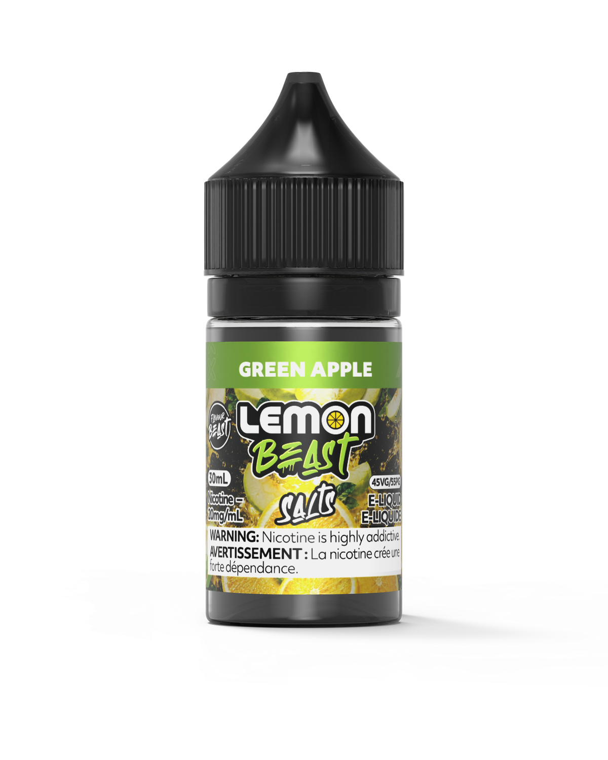 Green Apple by Lemon Beast Salt, Nicotine: 20mg, Size: 30ml