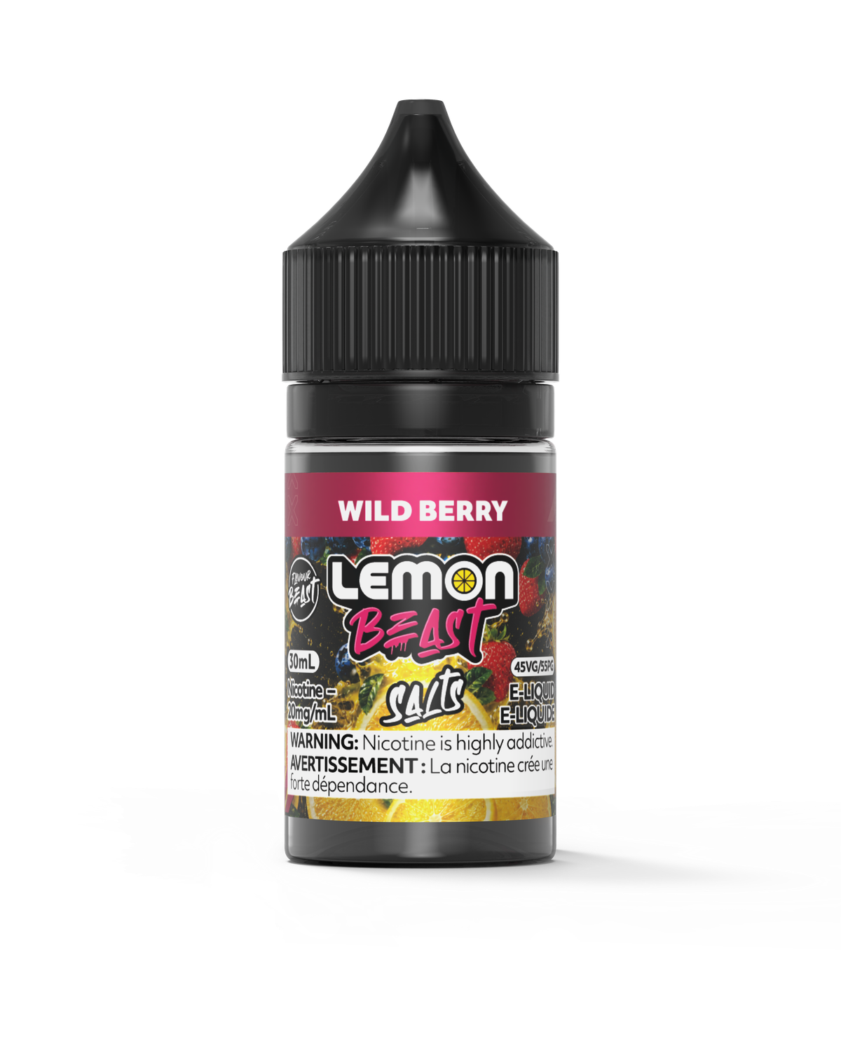 Wild Berry by Lemon Beast Salt, Nicotine: 20mg, Size: 30ml