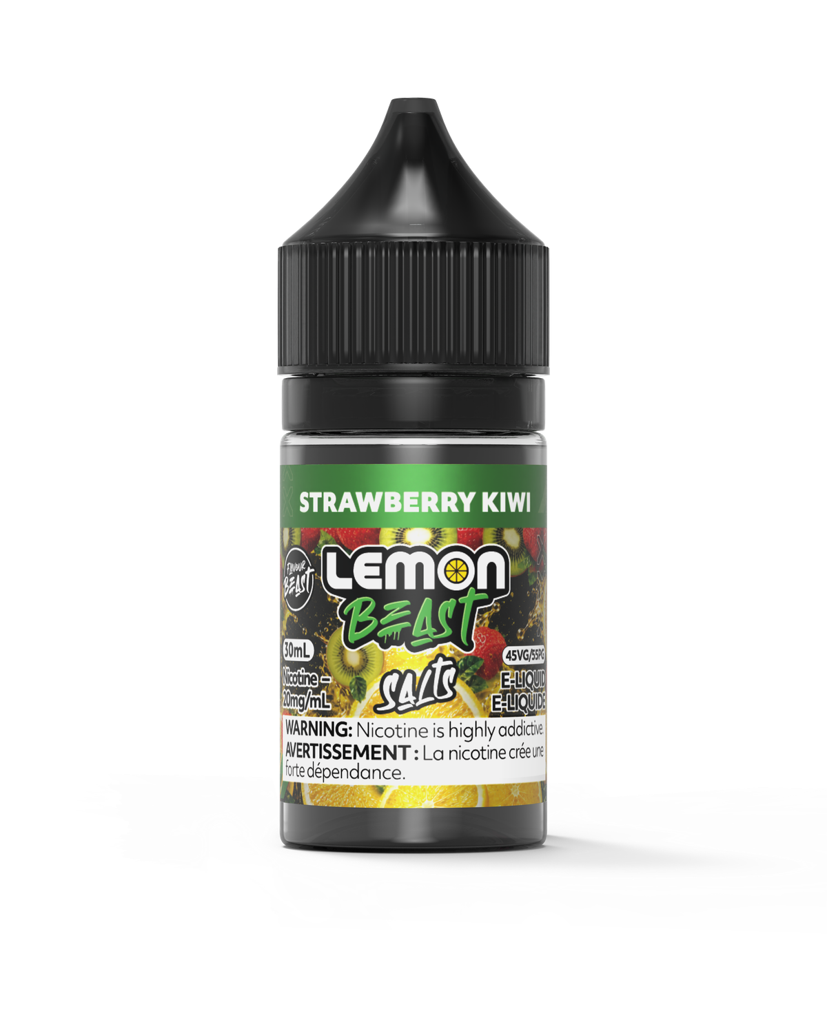 Strawberry Kiwi by Lemon Beast Salt, Nicotine: 20mg, Size: 30ml
