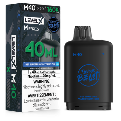 Bet Blueberry Watermelon Iced Flavour Beast Level X M40 Series Pod