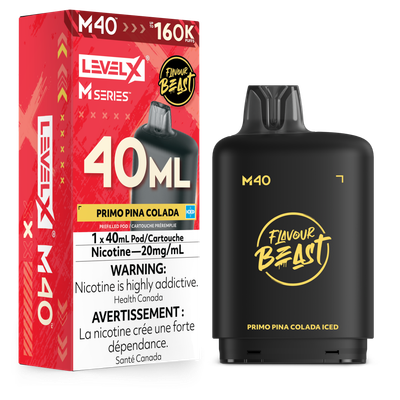 Primo Pina Colada Iced Flavour Beast Level X M40 Series Pod