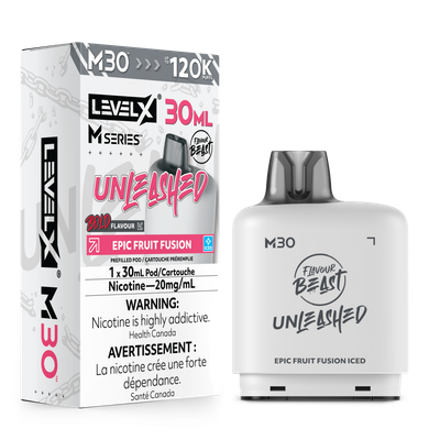 Epic Fruit Fusion Iced Flavour Beast Unleashed Level X M30 Series Pod