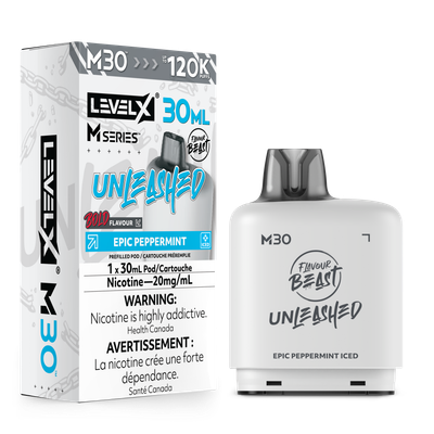 Epic Peppermint Iced Flavour Beast Unleashed Level X M30 Series Pod