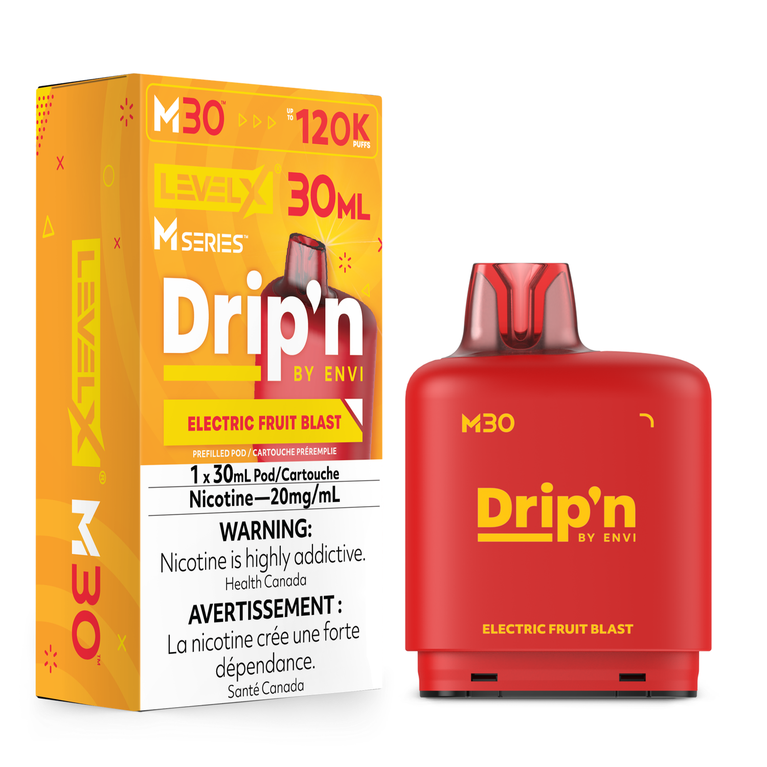 Electric Fruit Blast Drip'n Level X M30 Series Pod, Nicotine: 20mg