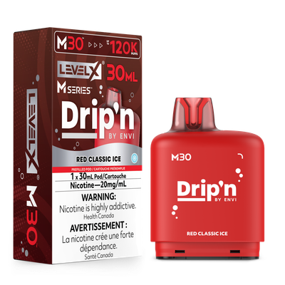 Red Classic Ice Drip'n Level X M30 Series Pod