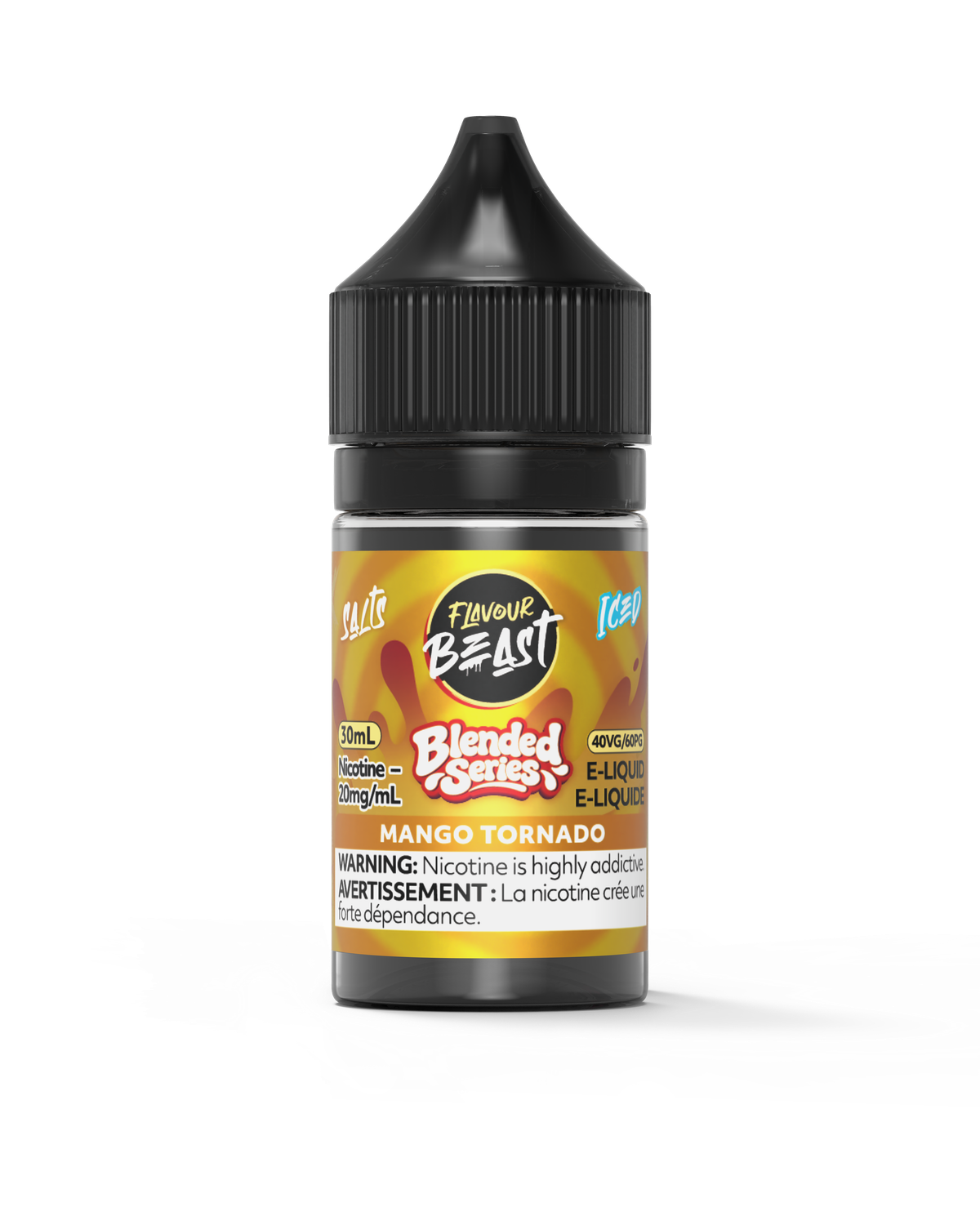 Blended Mango Tornado Iced by Flavour Beast Salt, Nicotine: 20mg, Size: 30ml