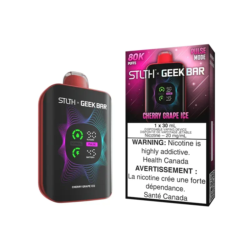 Cherry Grape Ice - STLTH x GEEK BAR 80K Disposable, Nicotine: 20mg