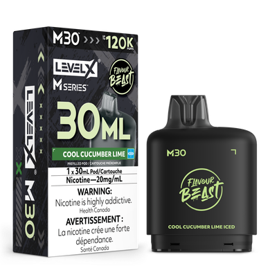 Cool Cucumber Lime Iced Flavour Beast Level X M30 Series Pod