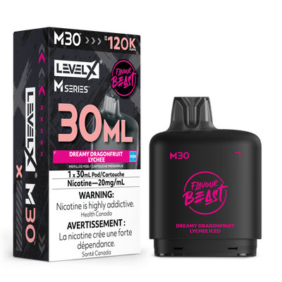 Dreamy Dragonfruit Lychee Iced Flavour Beast Level X M30 Series Pod