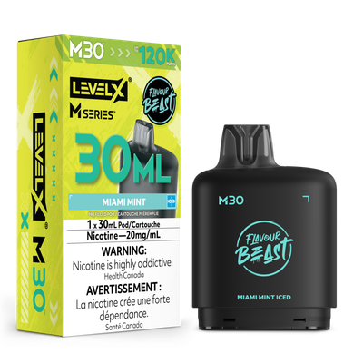 Miami Mint Iced Flavour Beast Level X M30 Series Pod