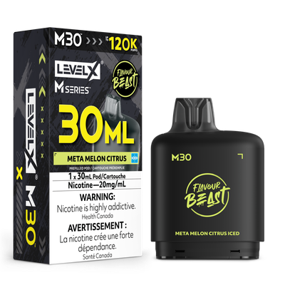Meta Melon Citrus Iced Flavour Beast Level X M30 Series Pod