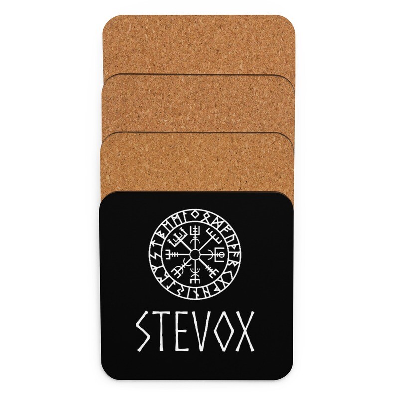 Cork-back coaster