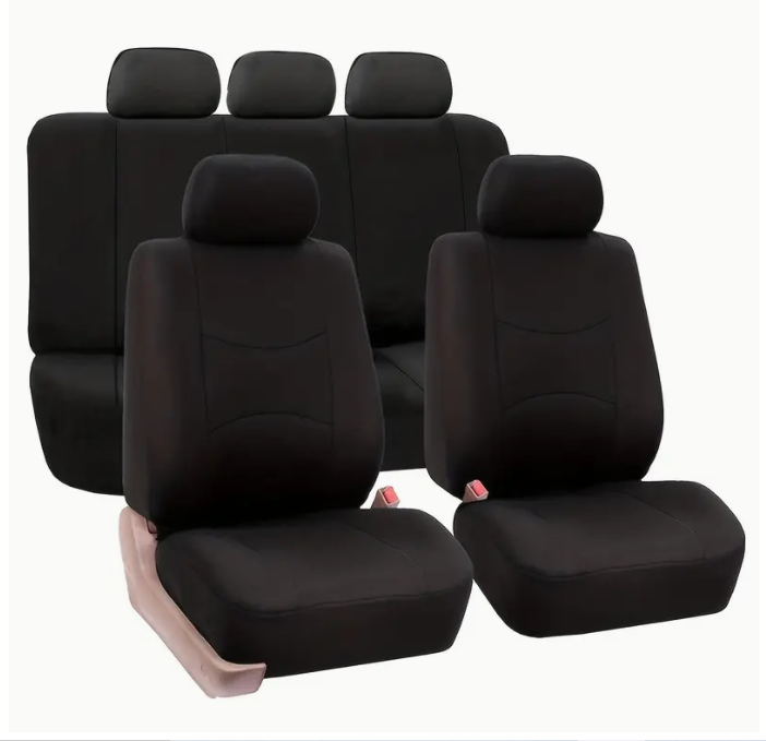 Universal Fit 5-Seat Polyester Car Seat Cover Set