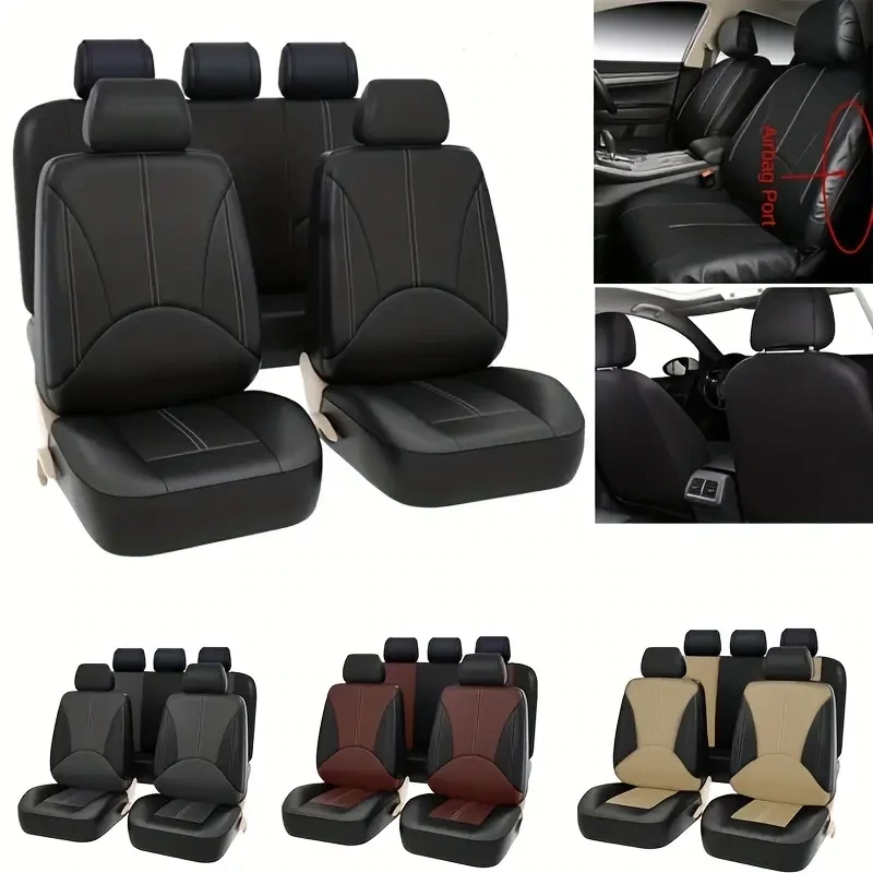 PU Leather Seat Cover Full Set