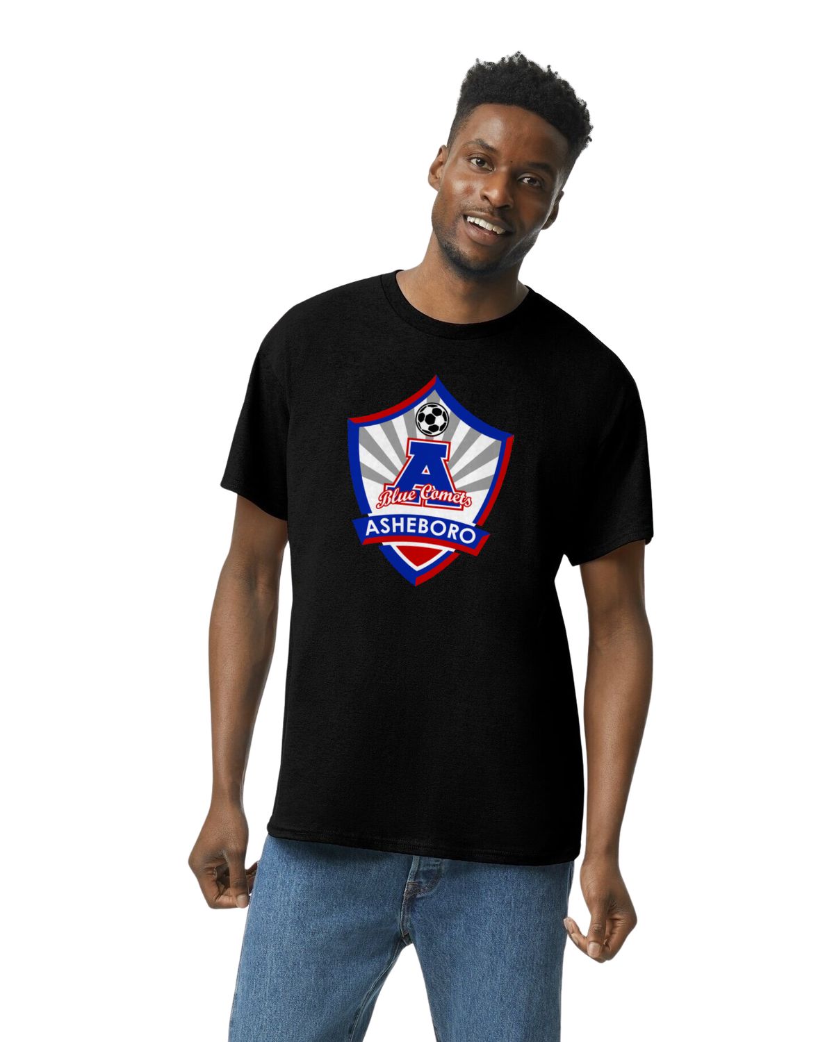 Black Comets Black Soccer Tee