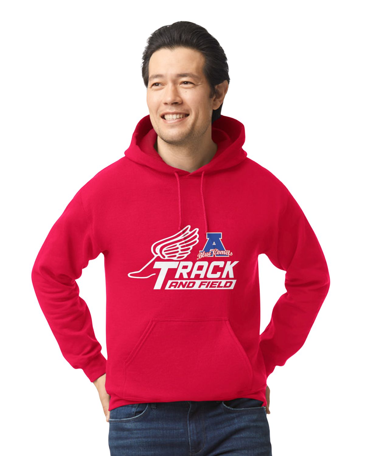 Athletic Heather Comets Track Hoodie